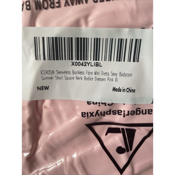 💖 Pink Fit & Flare Mini Dress – Size Medium (Tag says XL) - Picture 6 of 7